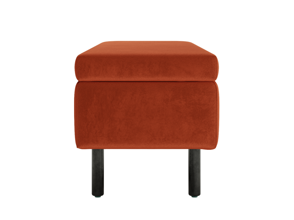 The Essential Storage Bench in Recycled Velvet
