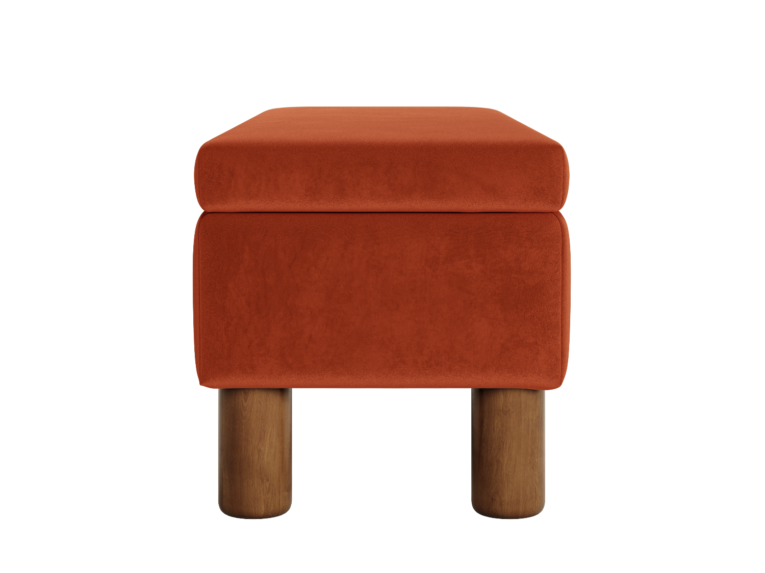 The Essential Storage Bench in Recycled Velvet