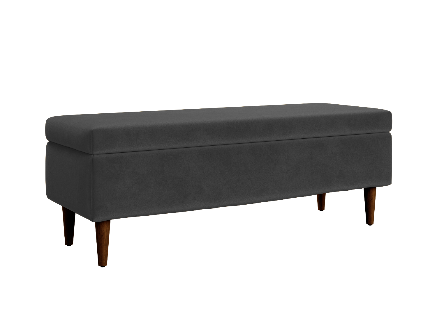 The Essential Storage Bench in Recycled Velvet