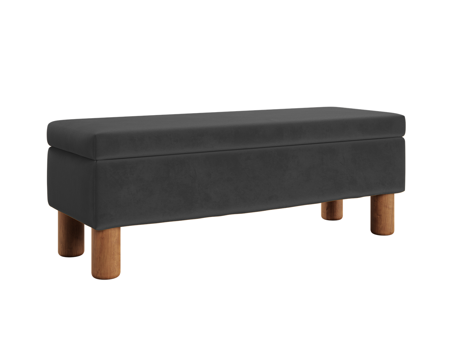 The Essential Storage Bench in Recycled Velvet
