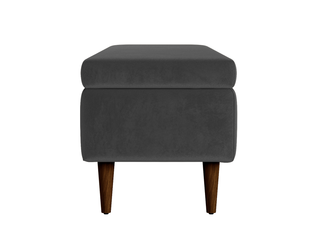 The Essential Storage Bench in Recycled Velvet