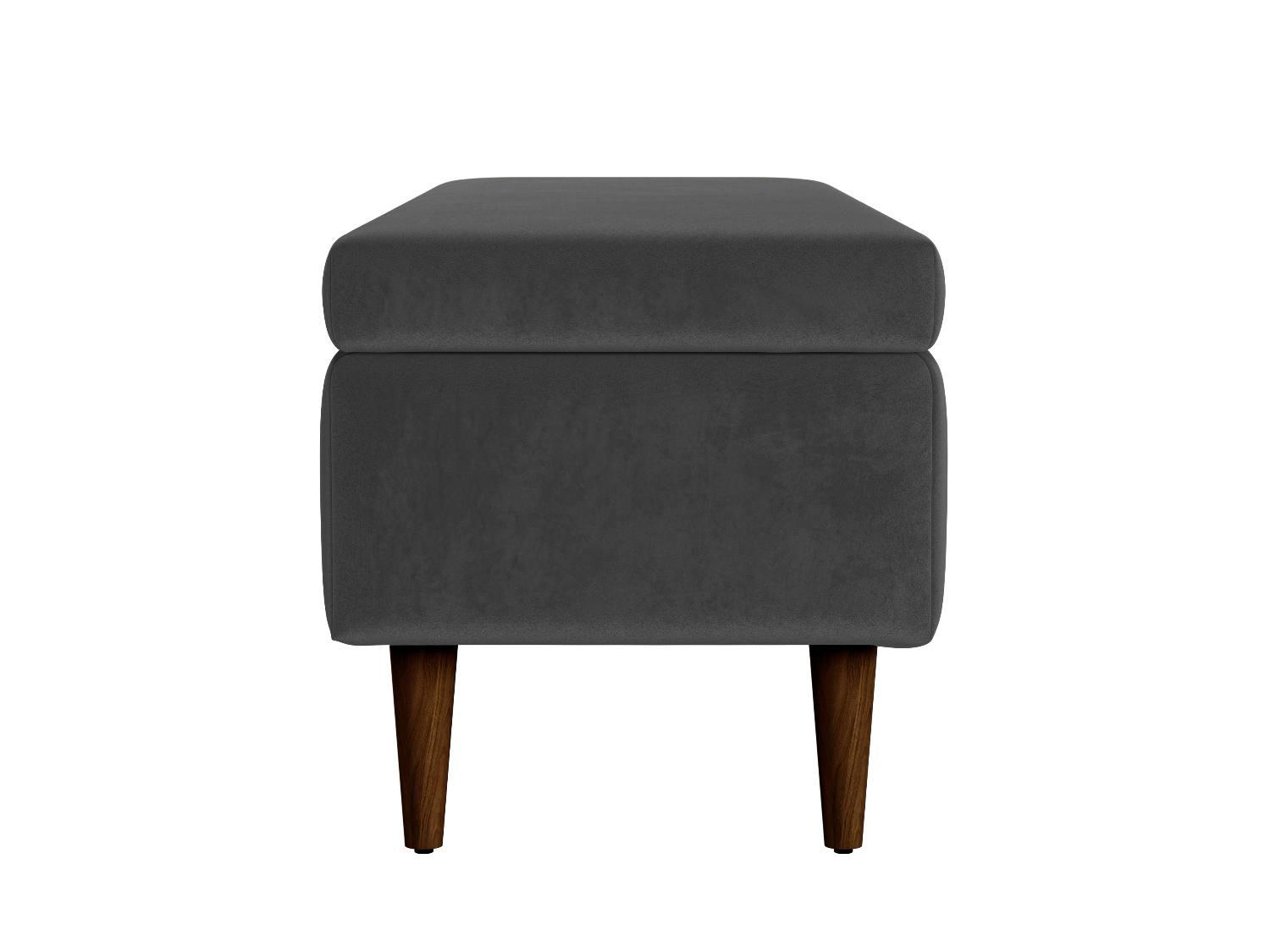 The Essential Storage Bench in Recycled Velvet