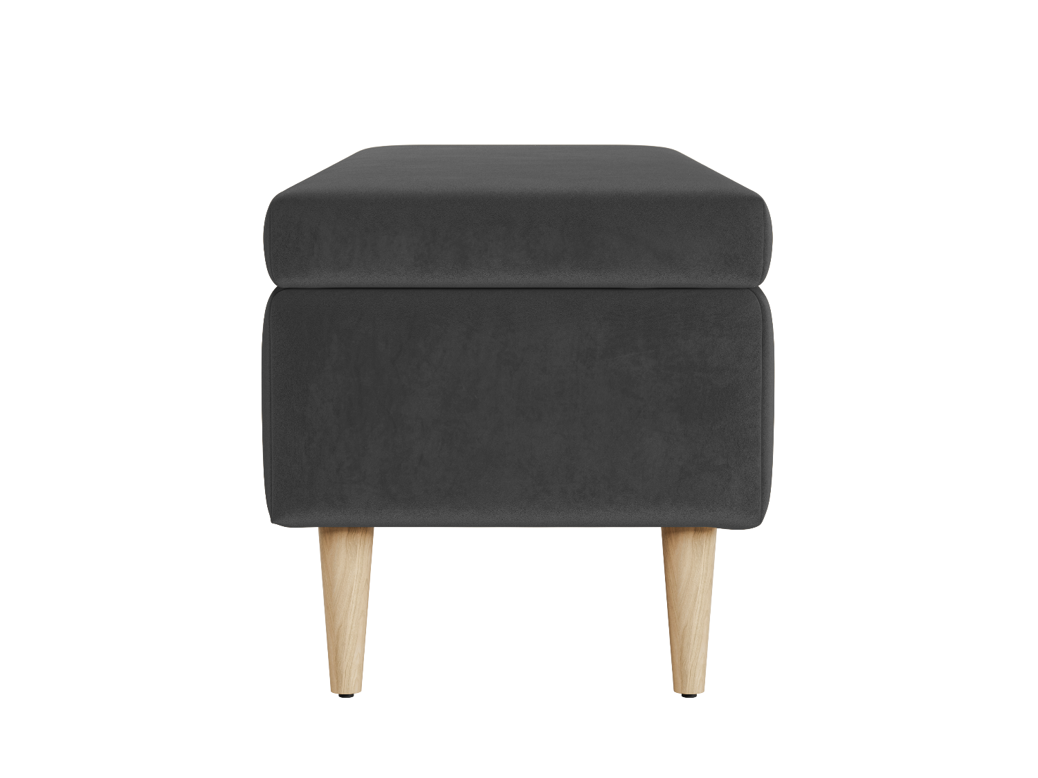 The Essential Storage Bench in Recycled Velvet
