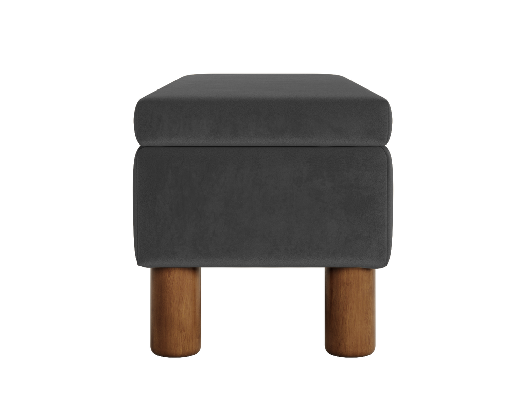The Essential Storage Bench in Recycled Velvet