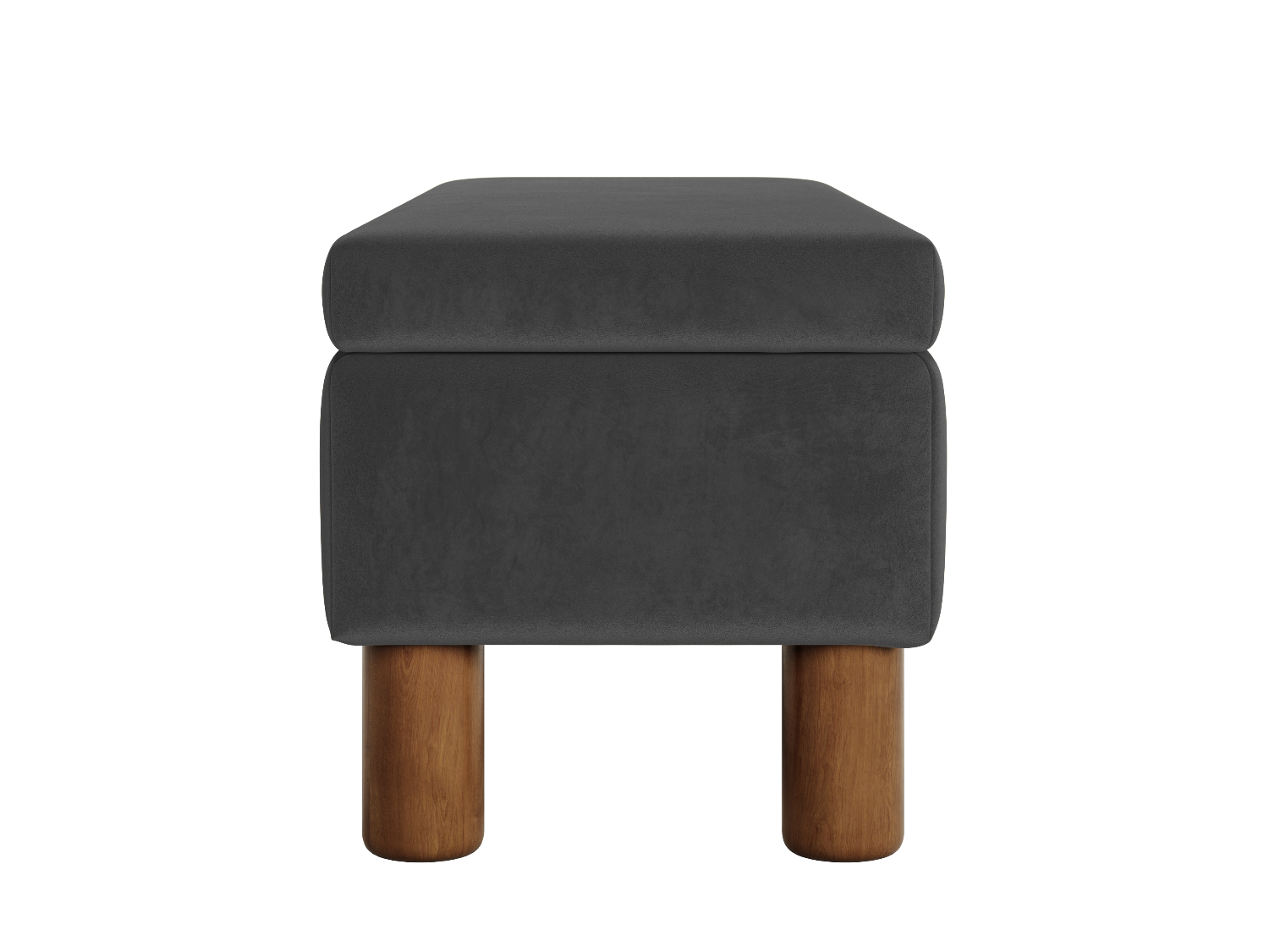 The Essential Storage Bench in Recycled Velvet