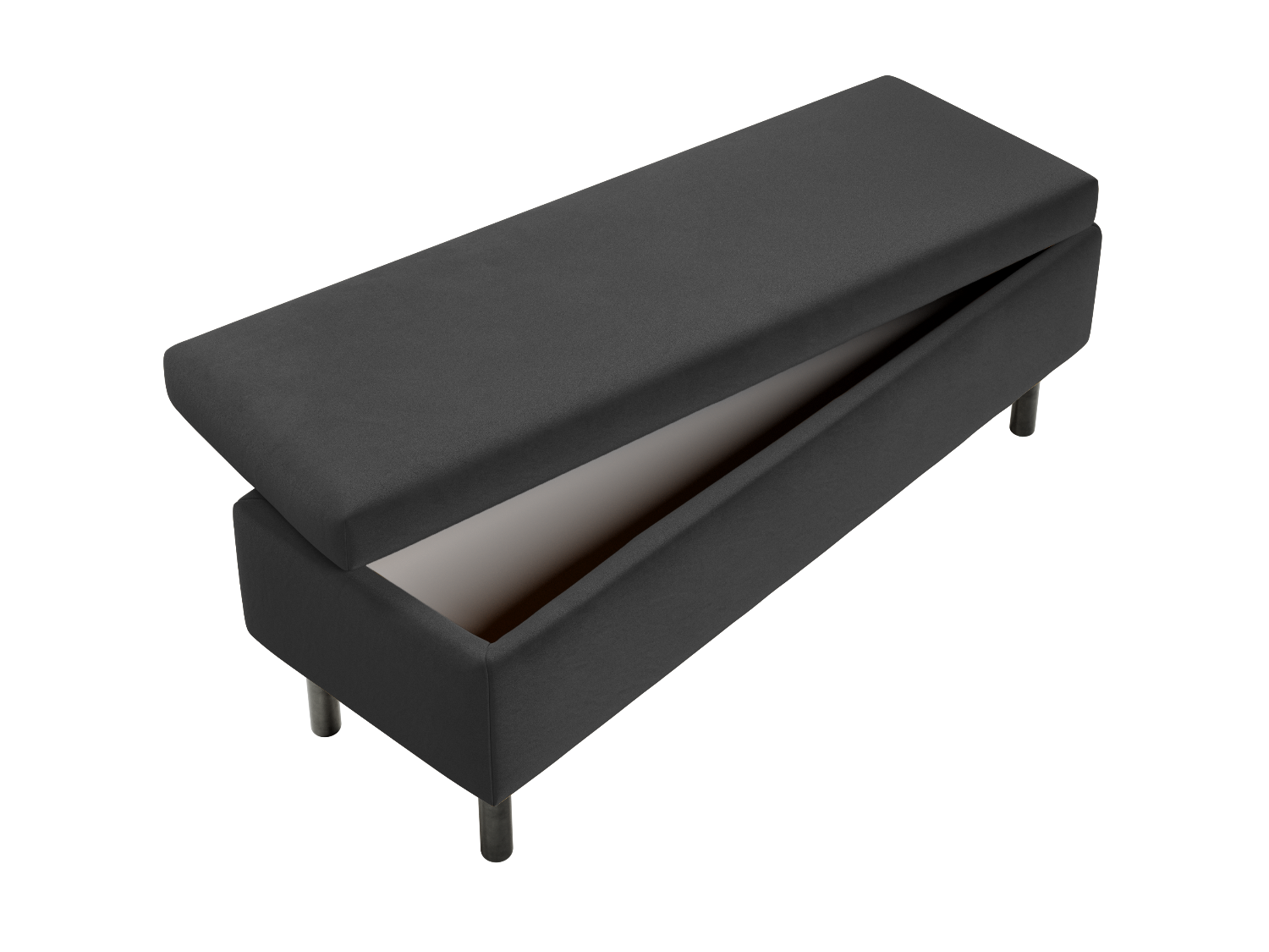 The Essential Storage Bench in Recycled Velvet