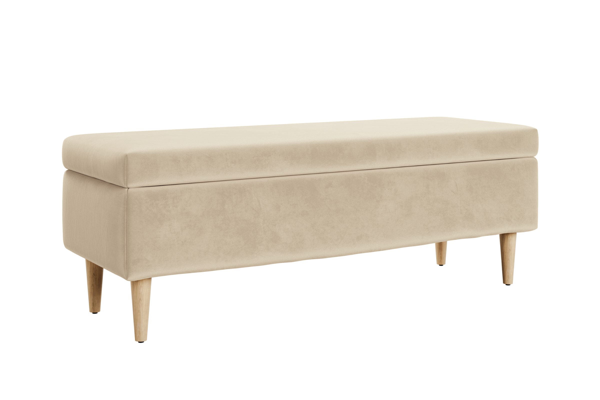 The Essential Storage Bench in Recycled Velvet