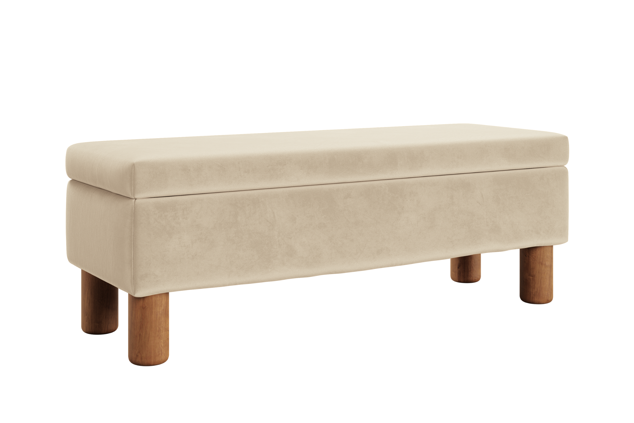 The Essential Storage Bench in Recycled Velvet