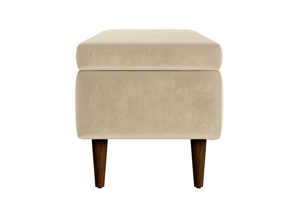 The Essential Storage Bench in Recycled Velvet