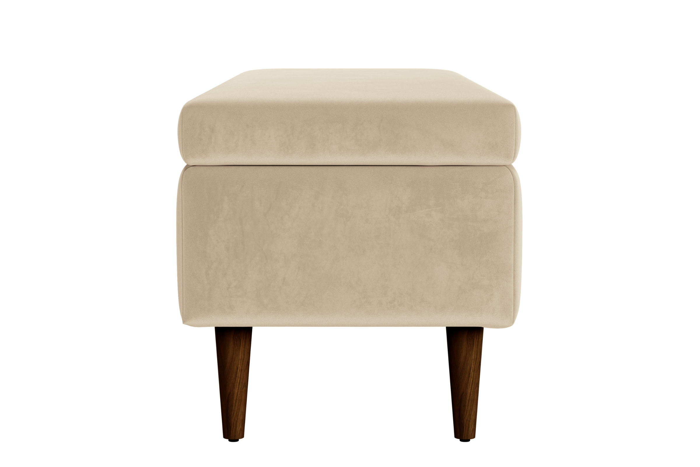 The Essential Storage Bench in Recycled Velvet