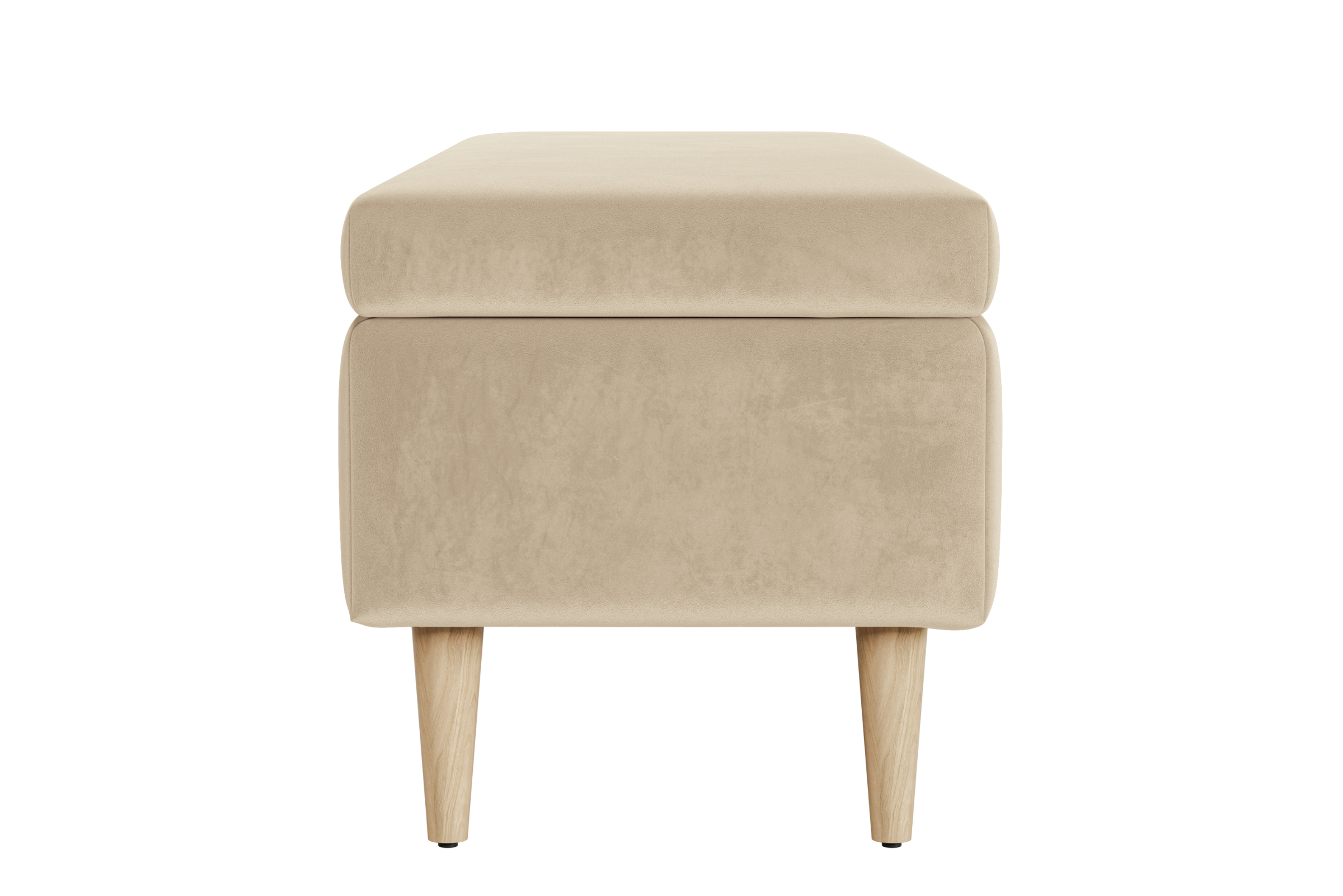 The Essential Storage Bench in Recycled Velvet
