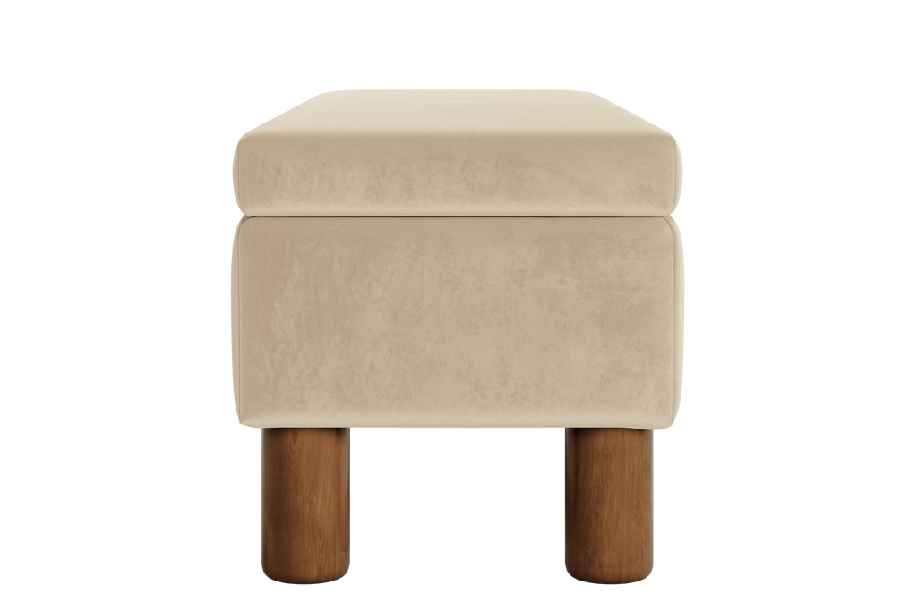 The Essential Storage Bench in Recycled Velvet