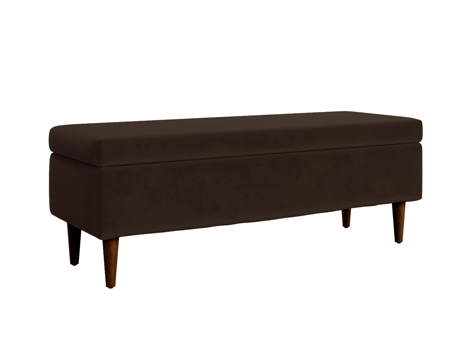 The Essential Storage Bench in Recycled Velvet