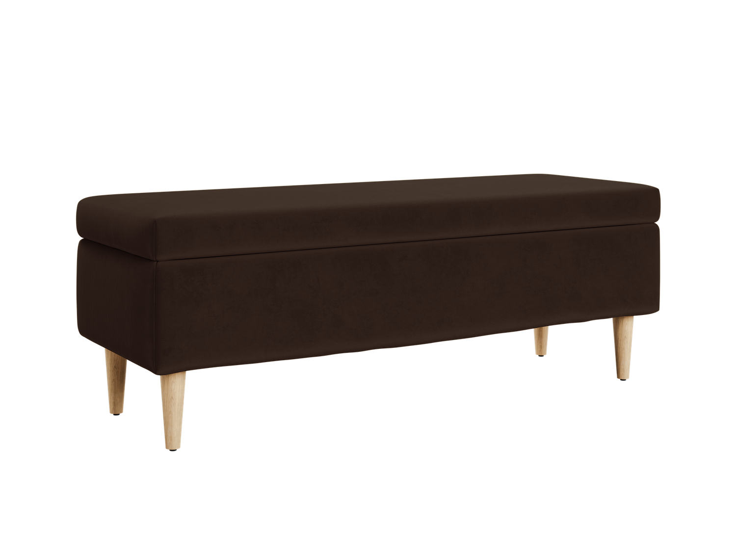 The Essential Storage Bench in Recycled Velvet