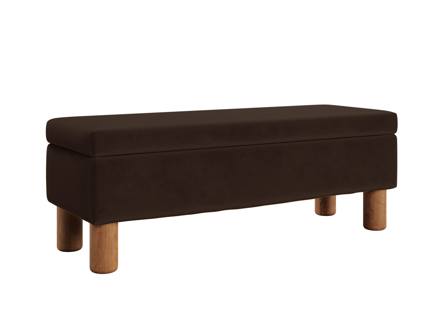 The Essential Storage Bench in Recycled Velvet