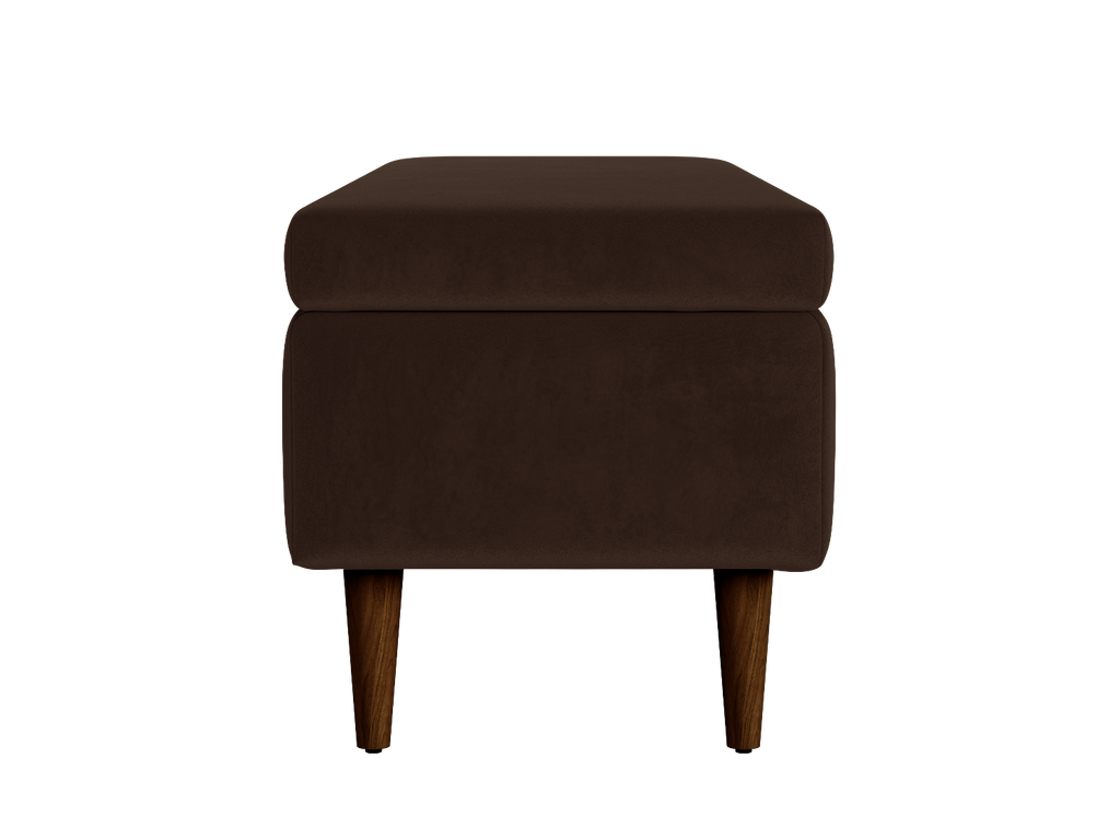 The Essential Storage Bench in Recycled Velvet