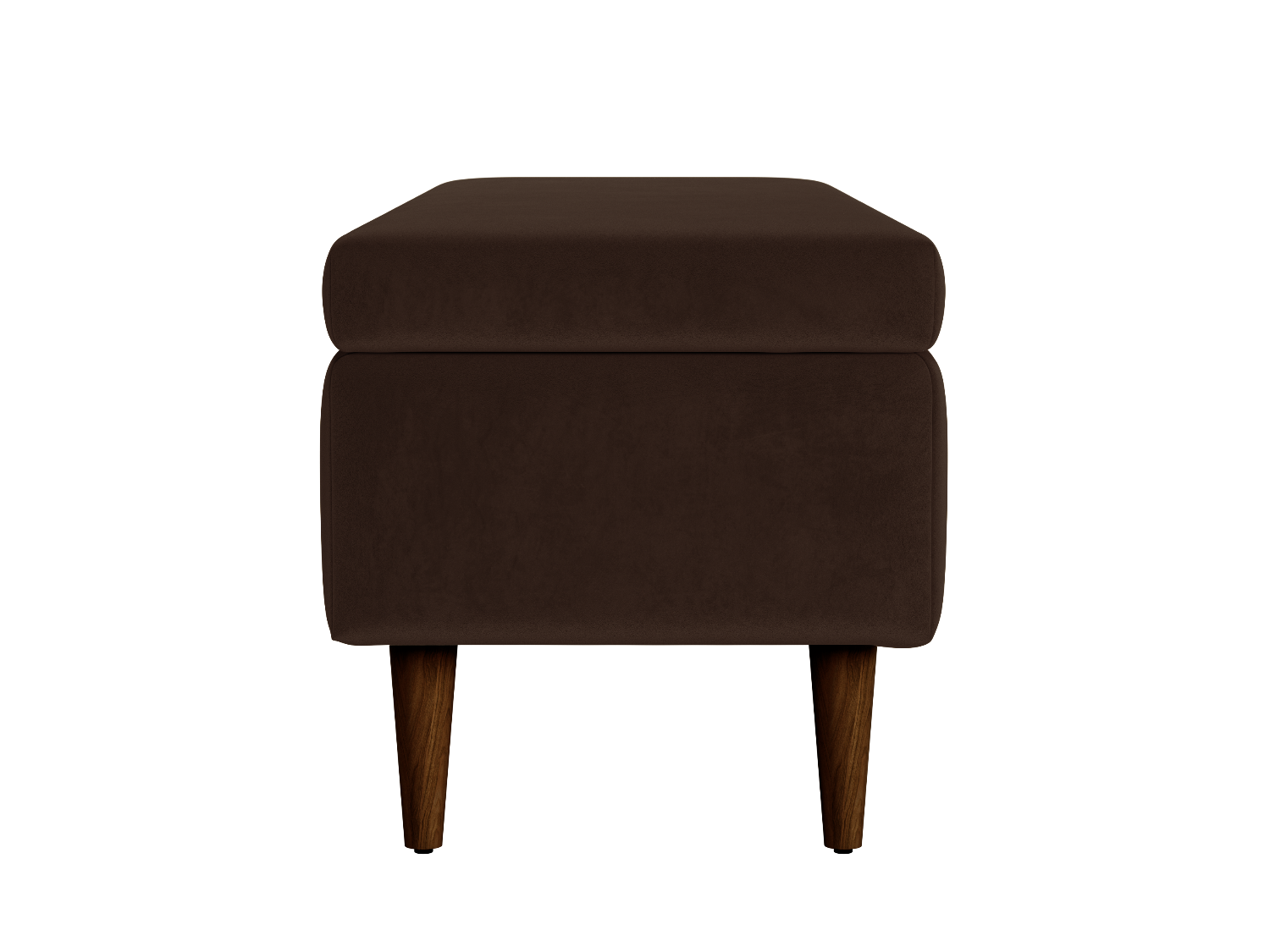 The Essential Storage Bench in Recycled Velvet