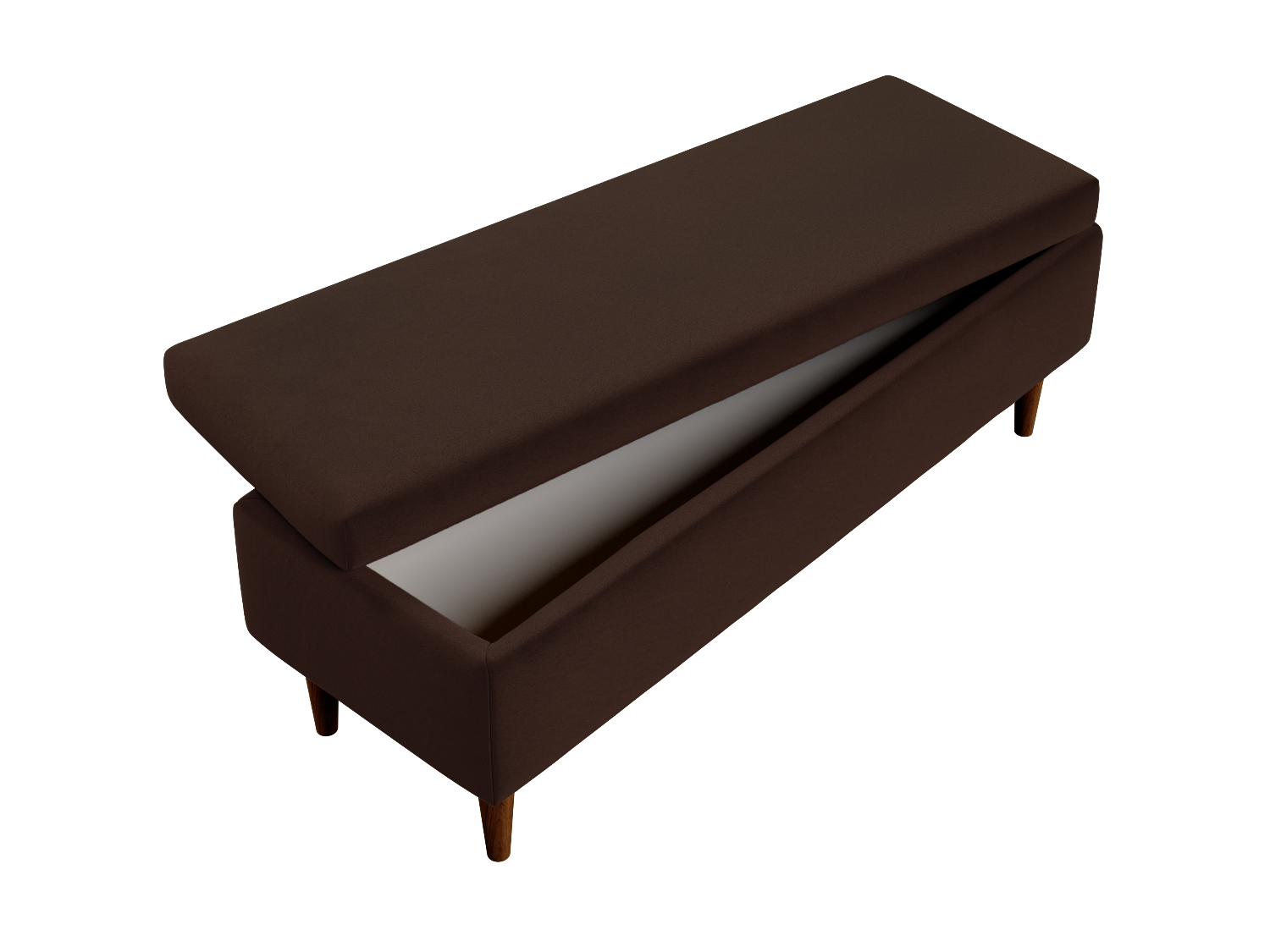 The Essential Storage Bench in Recycled Velvet
