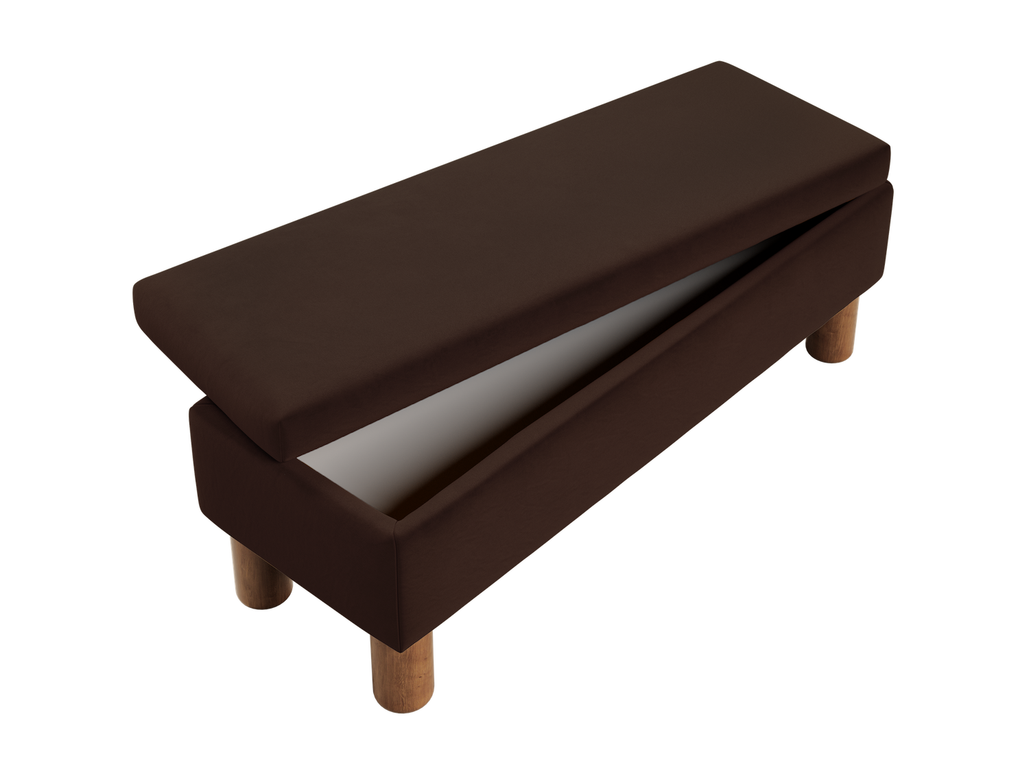 The Essential Storage Bench in Recycled Velvet