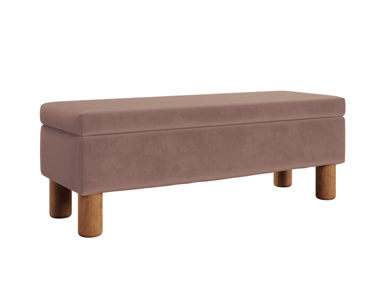 The Essential Storage Bench in Recycled Velvet