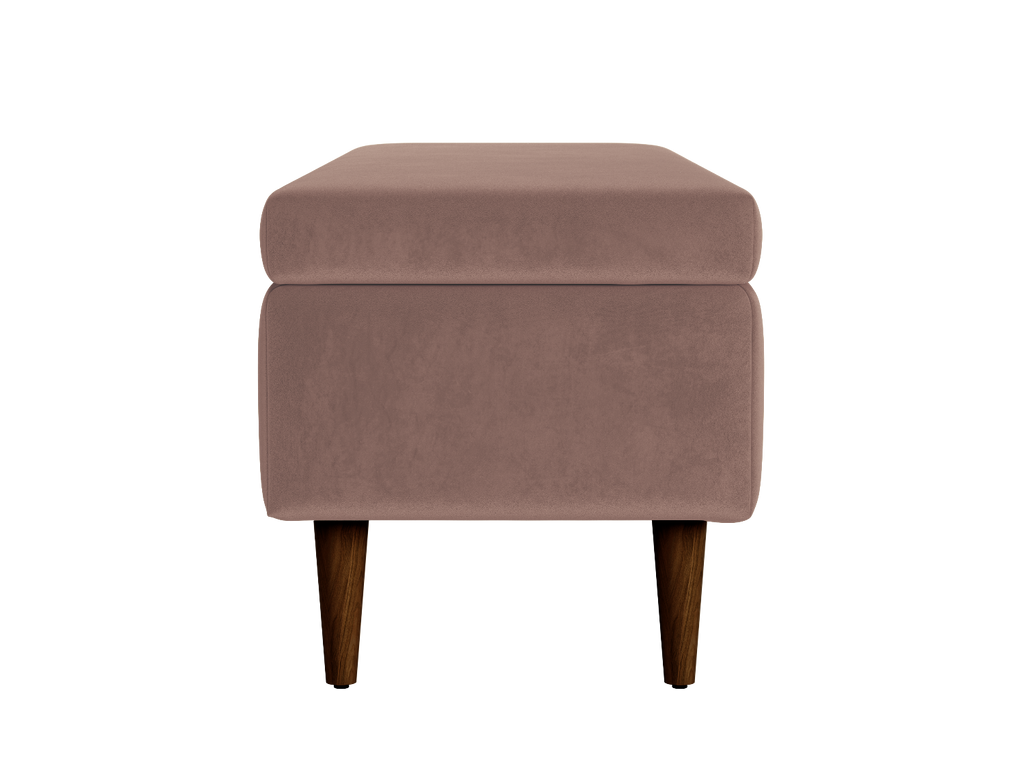 The Essential Storage Bench in Recycled Velvet