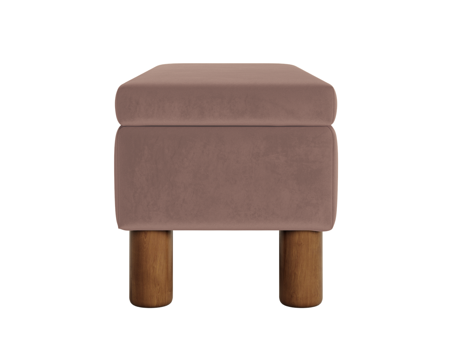 The Essential Storage Bench in Recycled Velvet