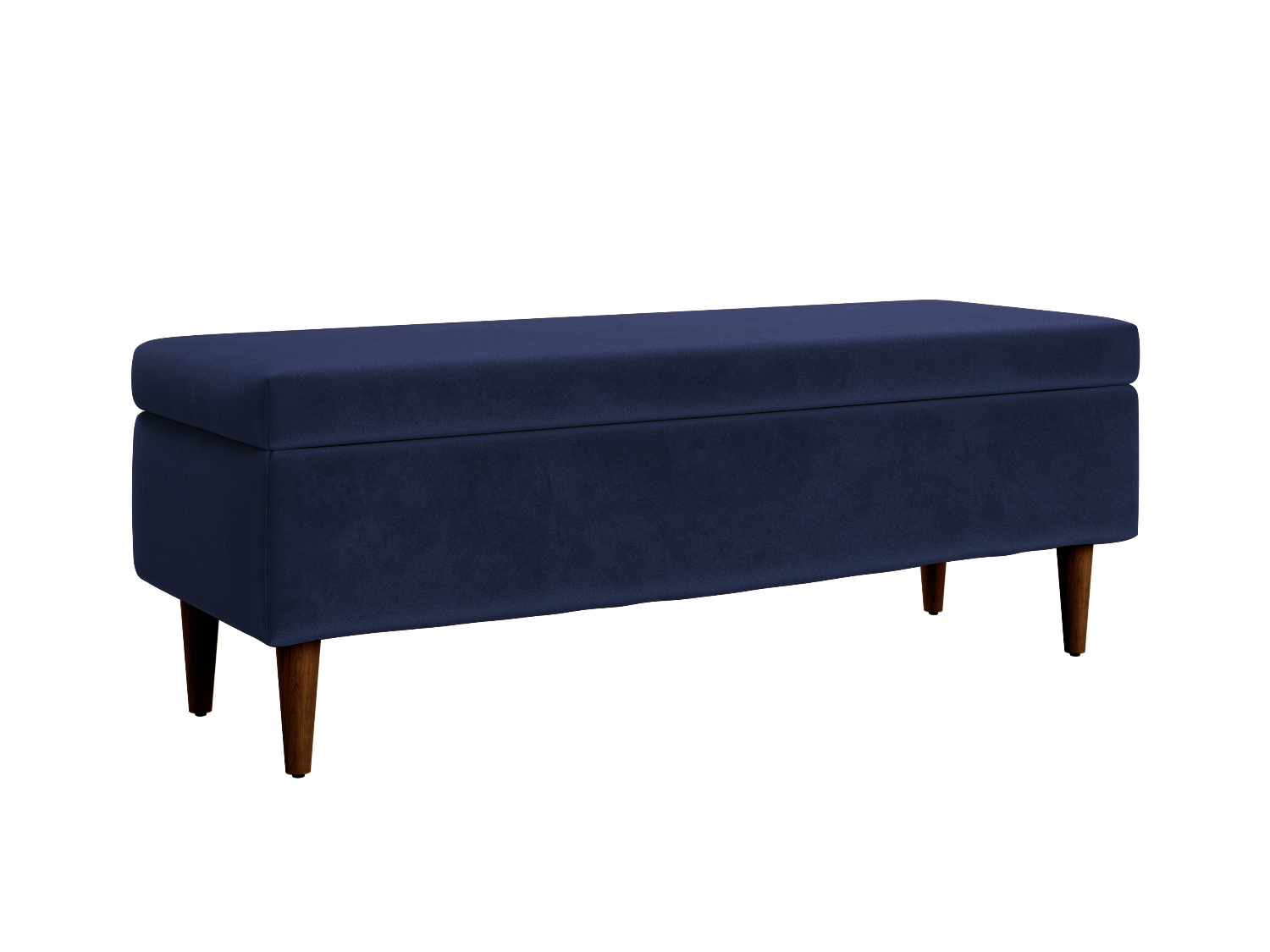 The Essential Storage Bench in Recycled Velvet