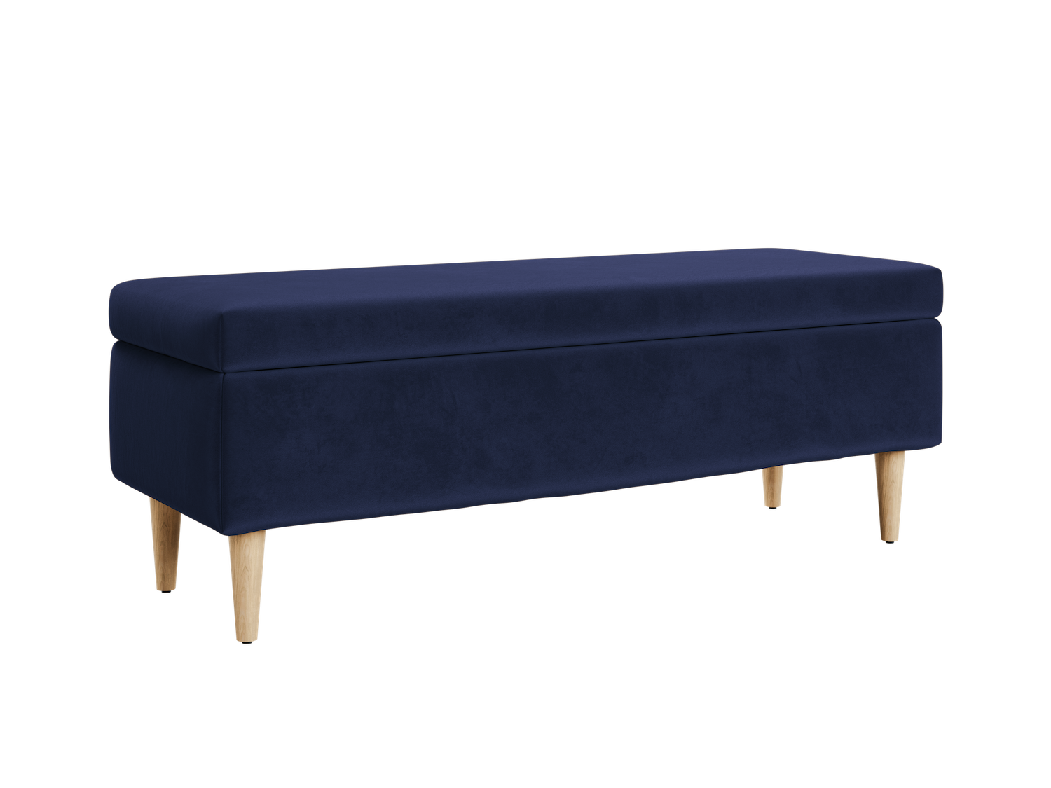 The Essential Storage Bench in Recycled Velvet