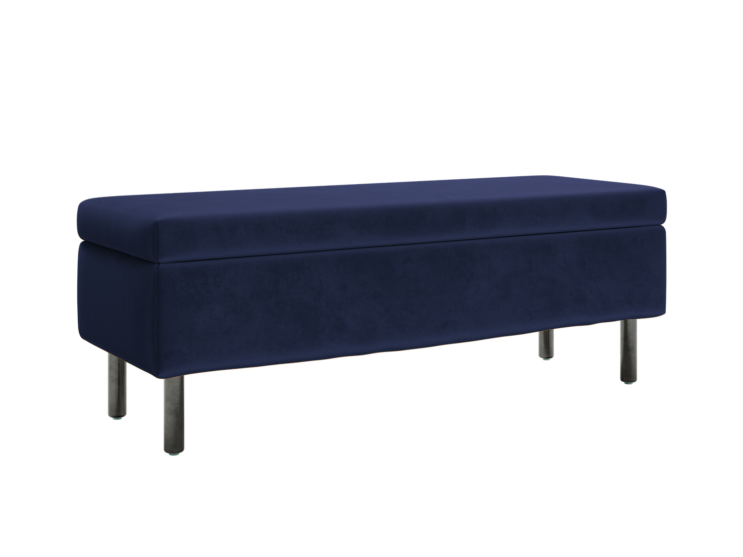 The Essential Storage Bench in Recycled Velvet