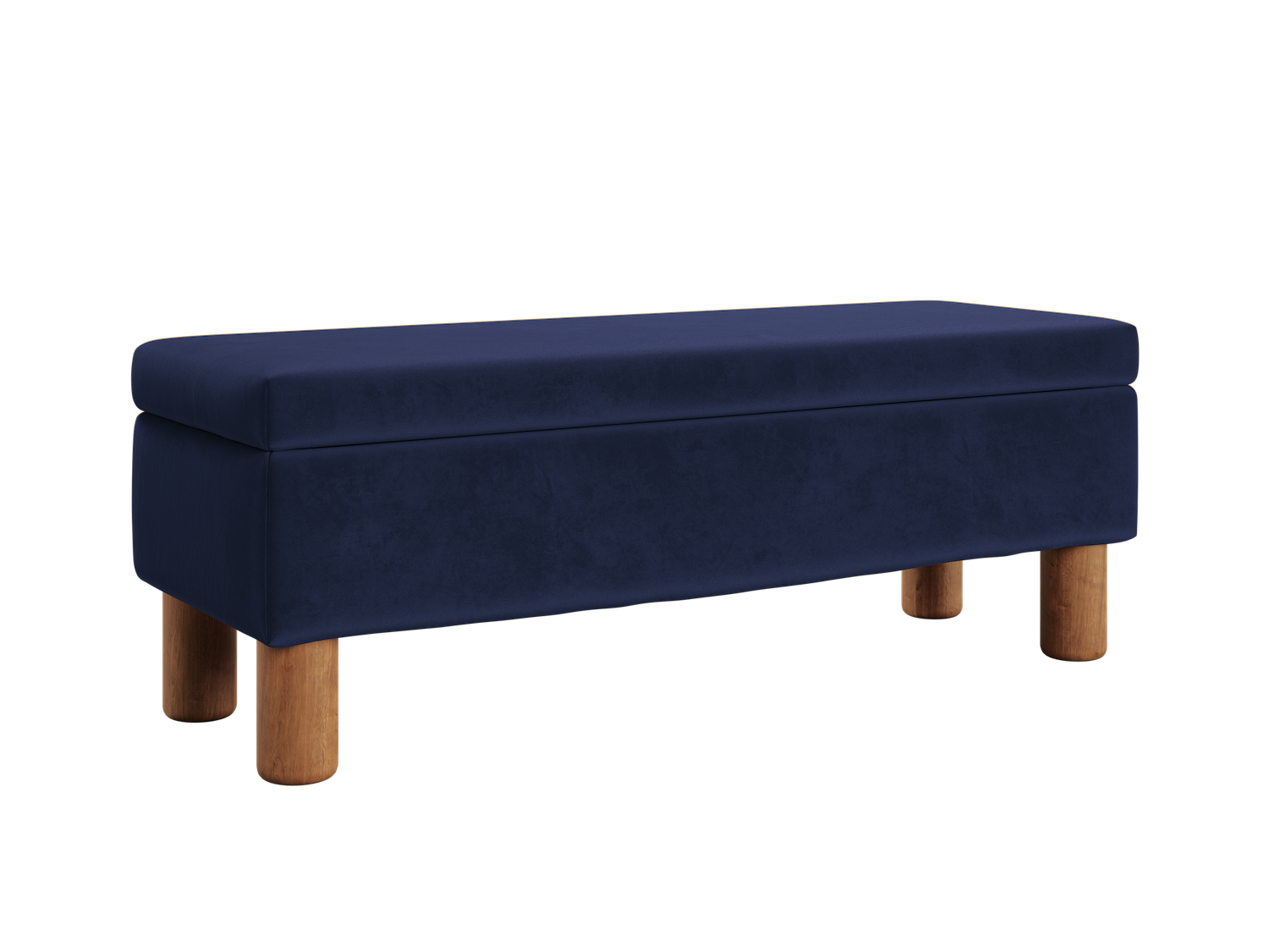 The Essential Storage Bench in Recycled Velvet