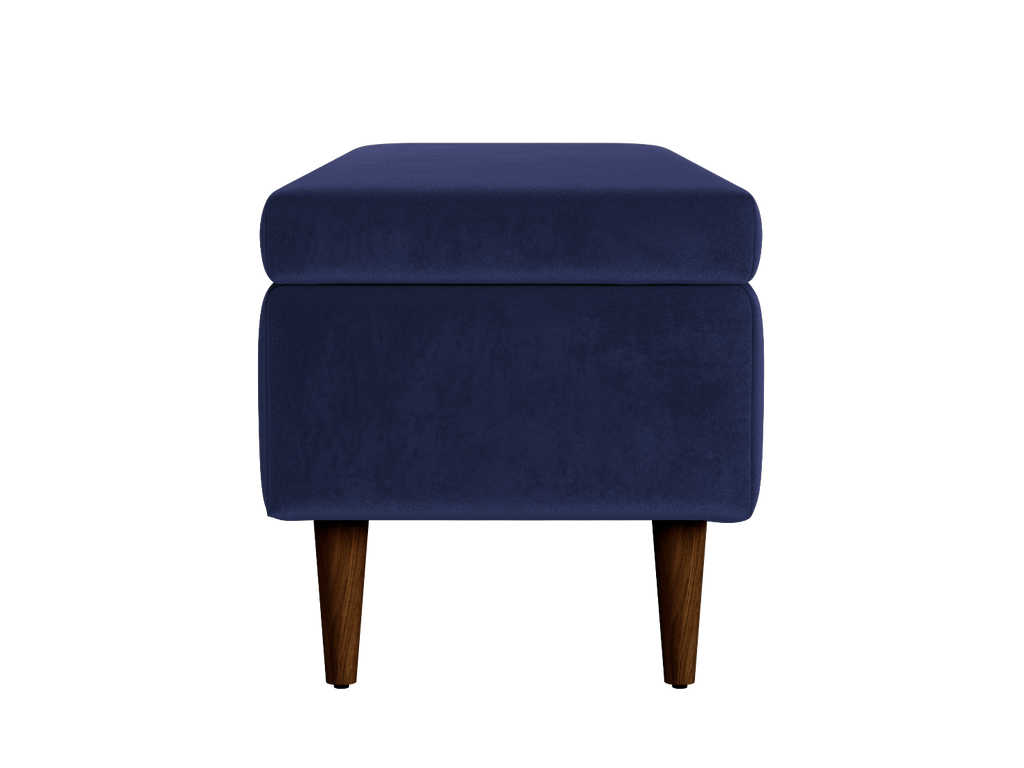 The Essential Storage Bench in Recycled Velvet