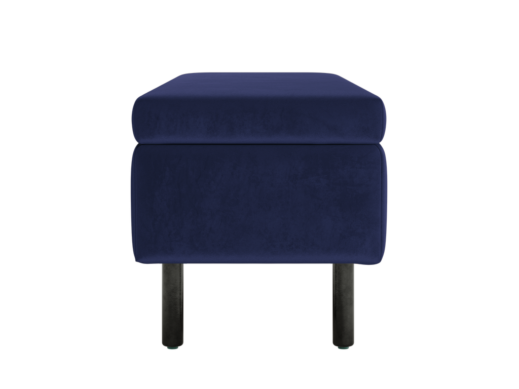 The Essential Storage Bench in Recycled Velvet