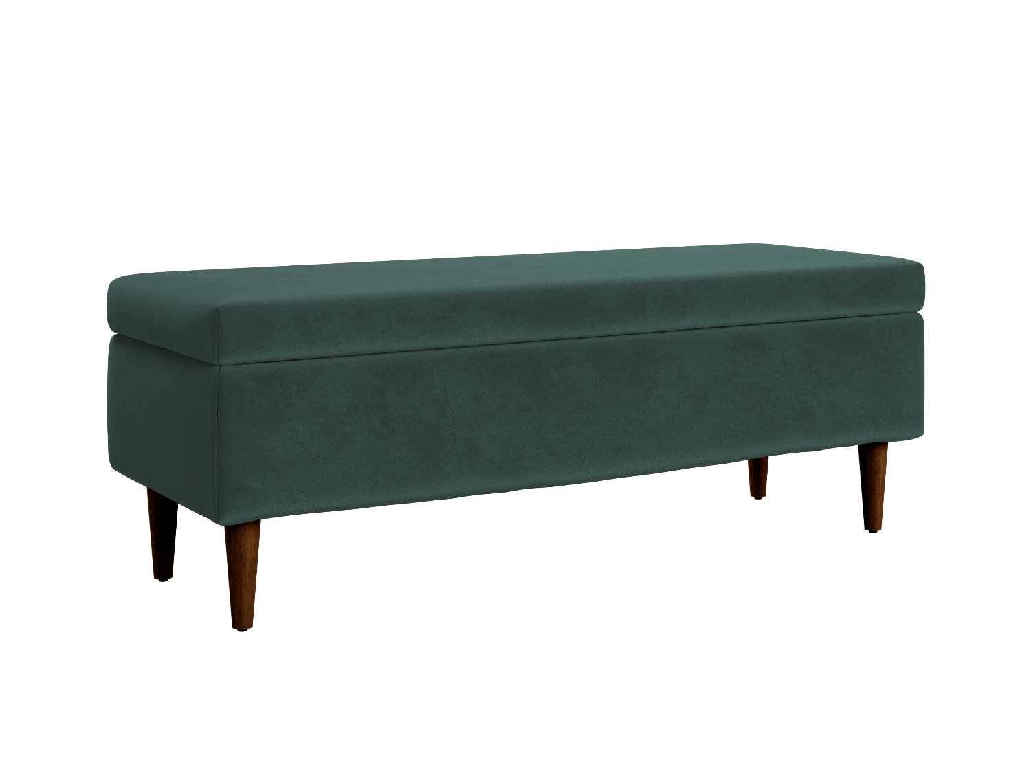 The Essential Storage Bench in Recycled Velvet