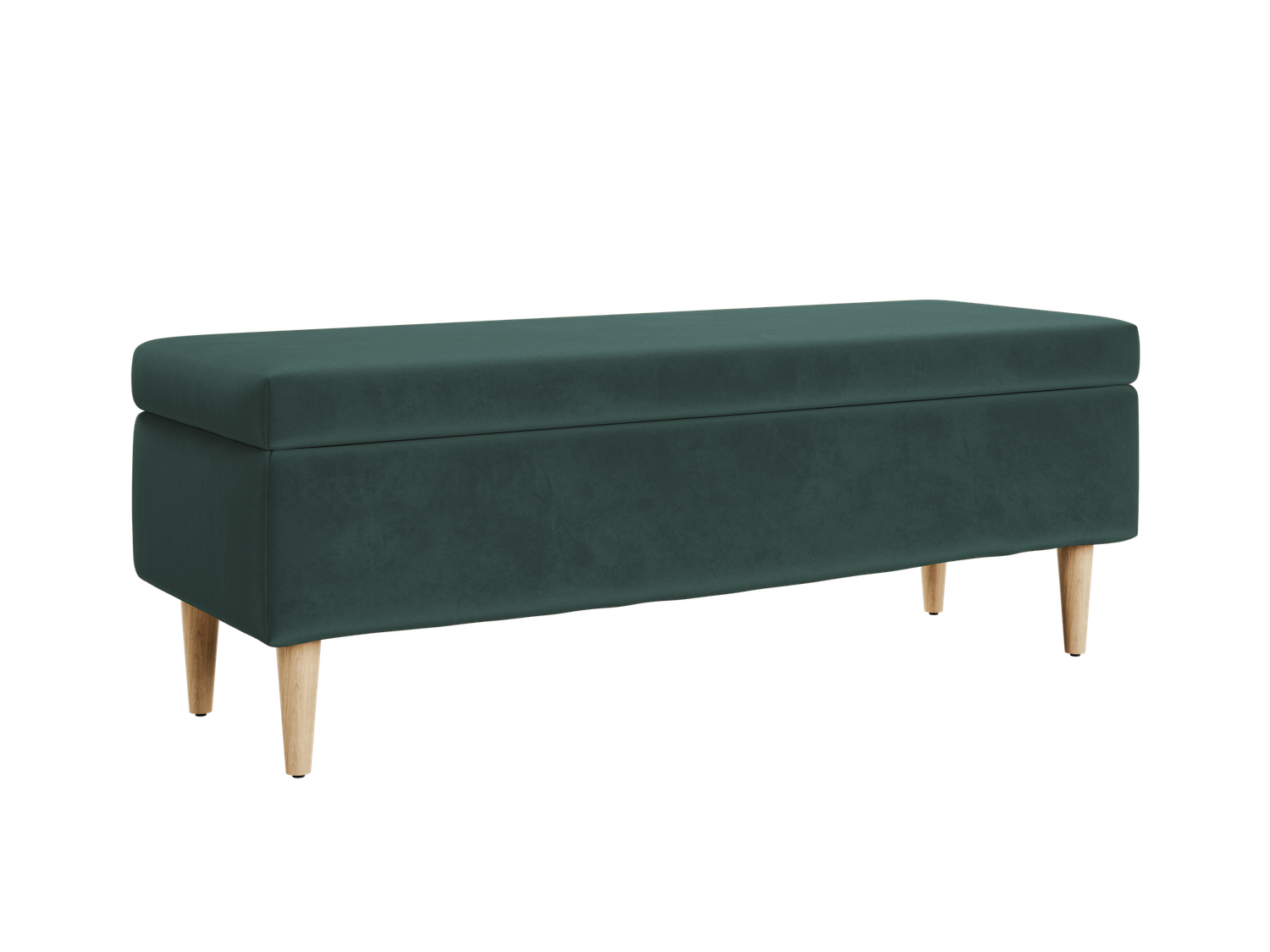 The Essential Storage Bench in Recycled Velvet