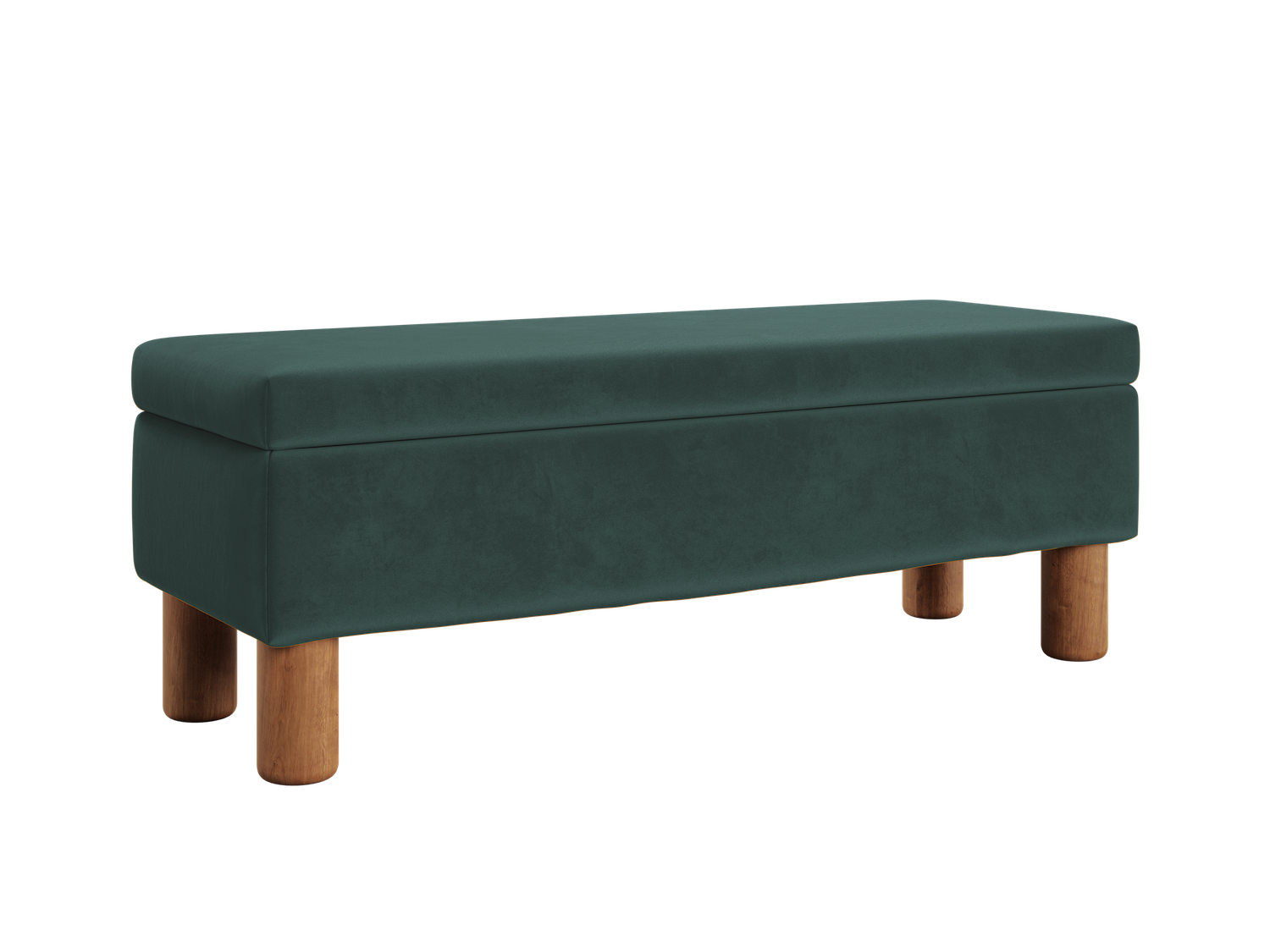 The Essential Storage Bench in Recycled Velvet