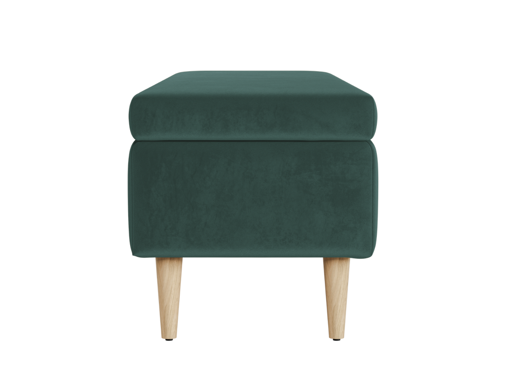 The Essential Storage Bench in Recycled Velvet