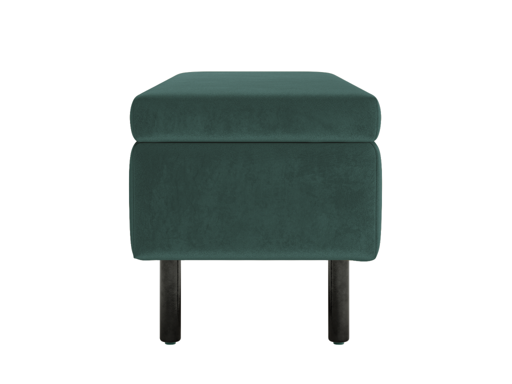 The Essential Storage Bench in Recycled Velvet