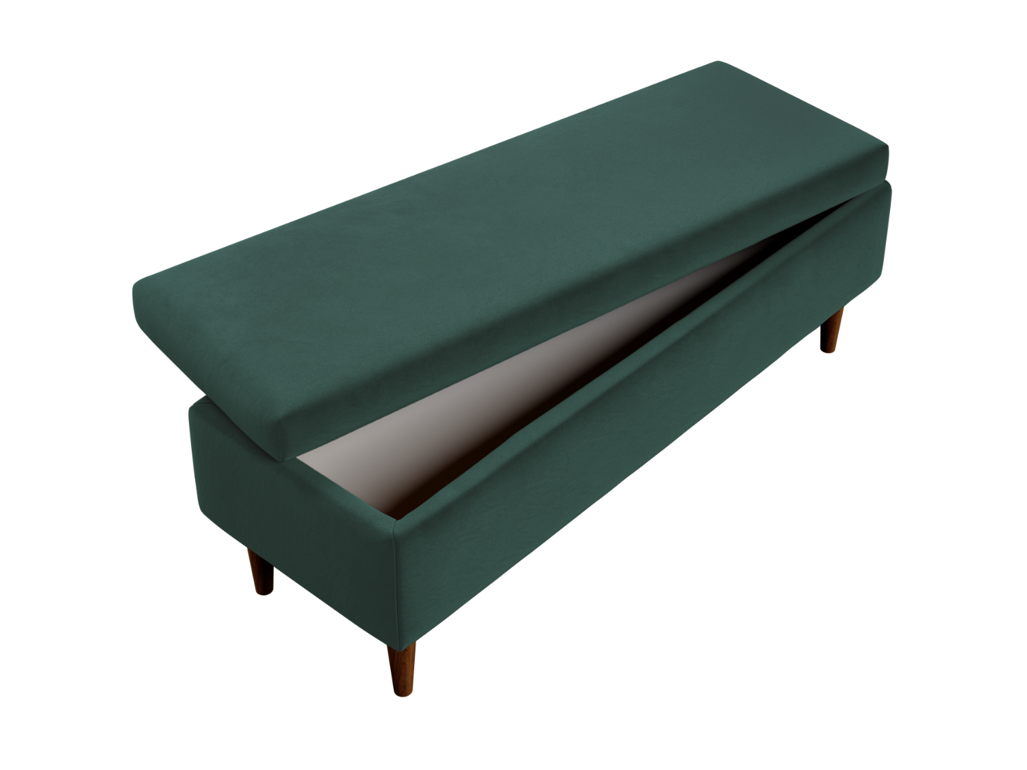 The Essential Storage Bench in Recycled Velvet
