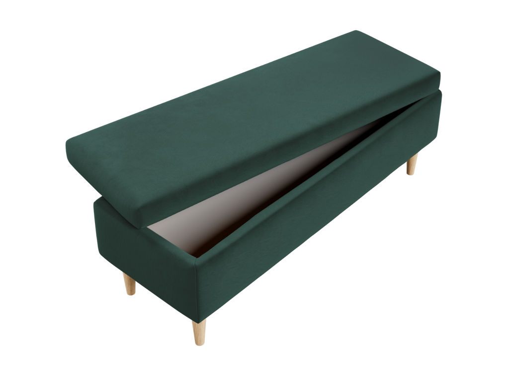 The Essential Storage Bench in Recycled Velvet