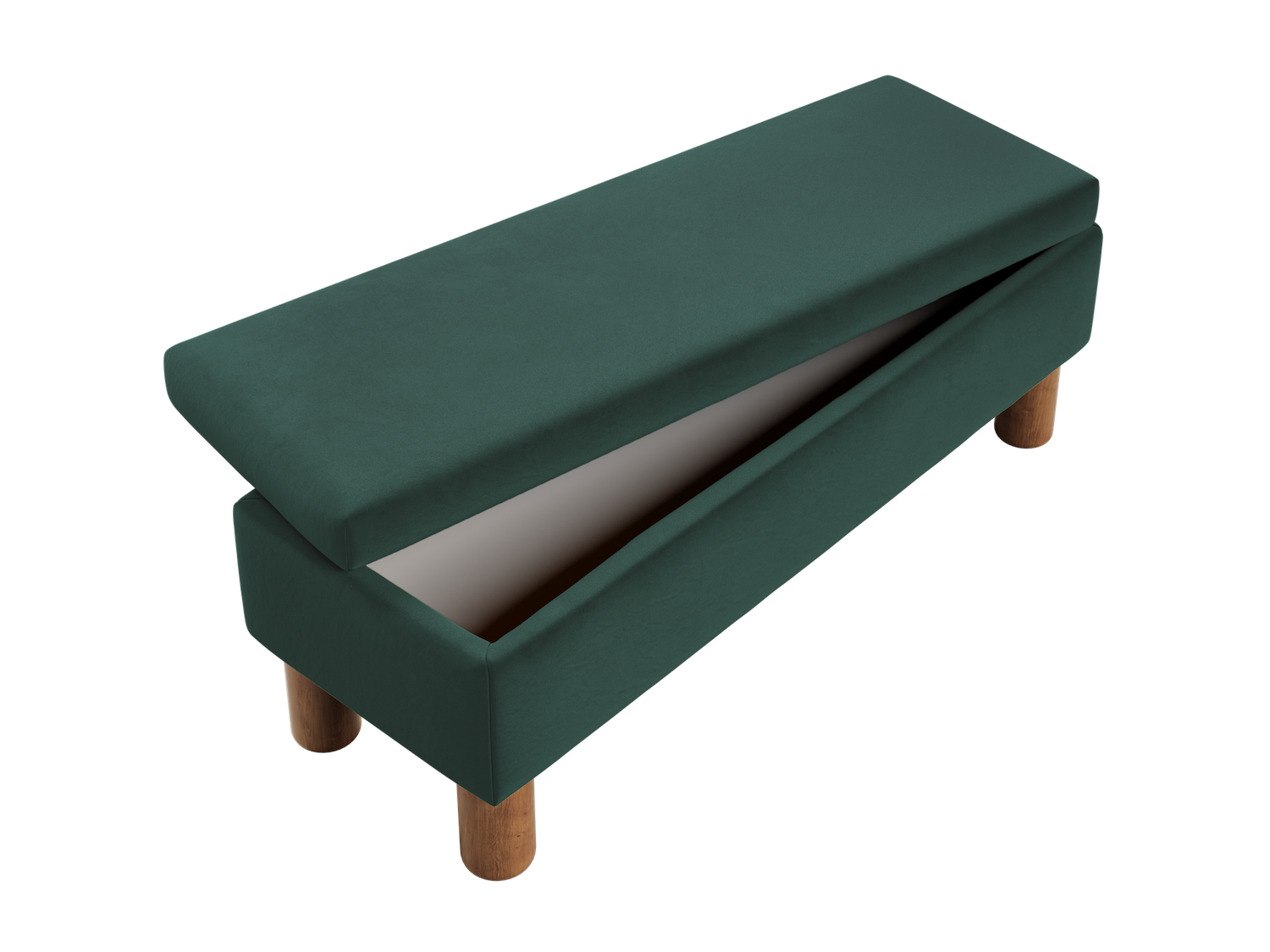 The Essential Storage Bench in Recycled Velvet