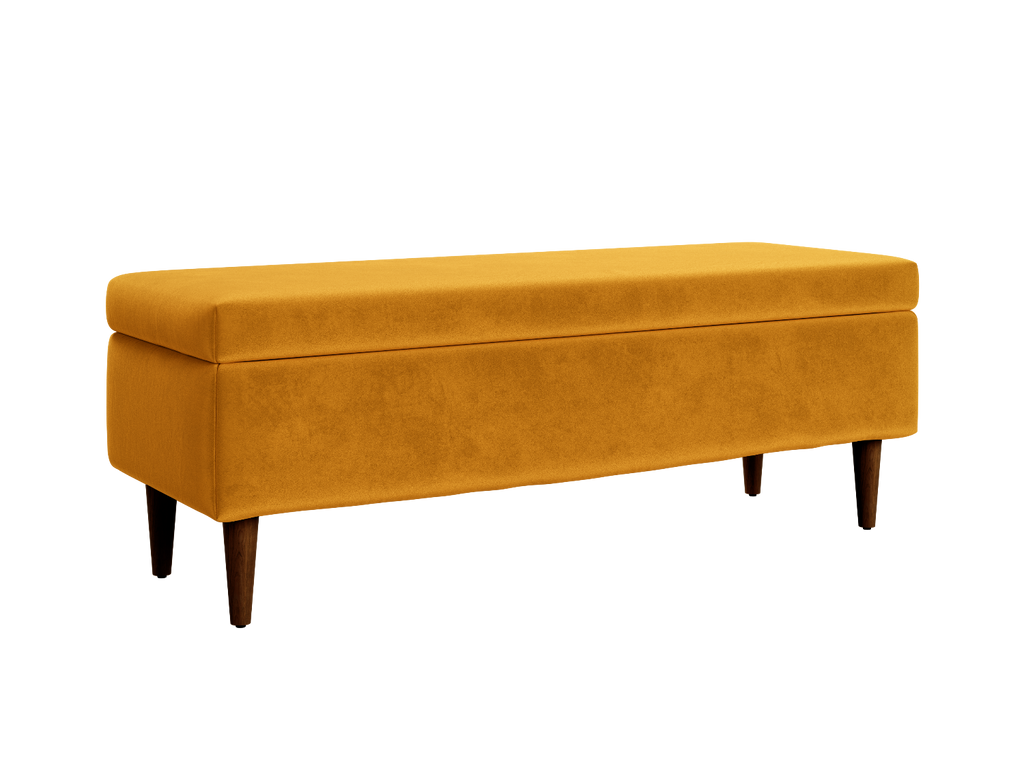 The Essential Storage Bench in Recycled Velvet