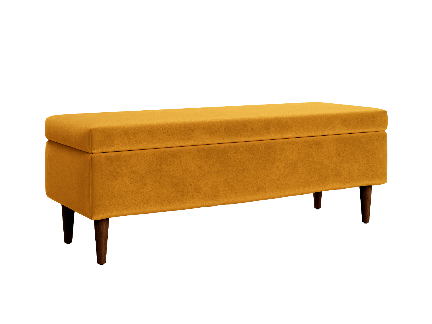 The Essential Storage Bench in Recycled Velvet
