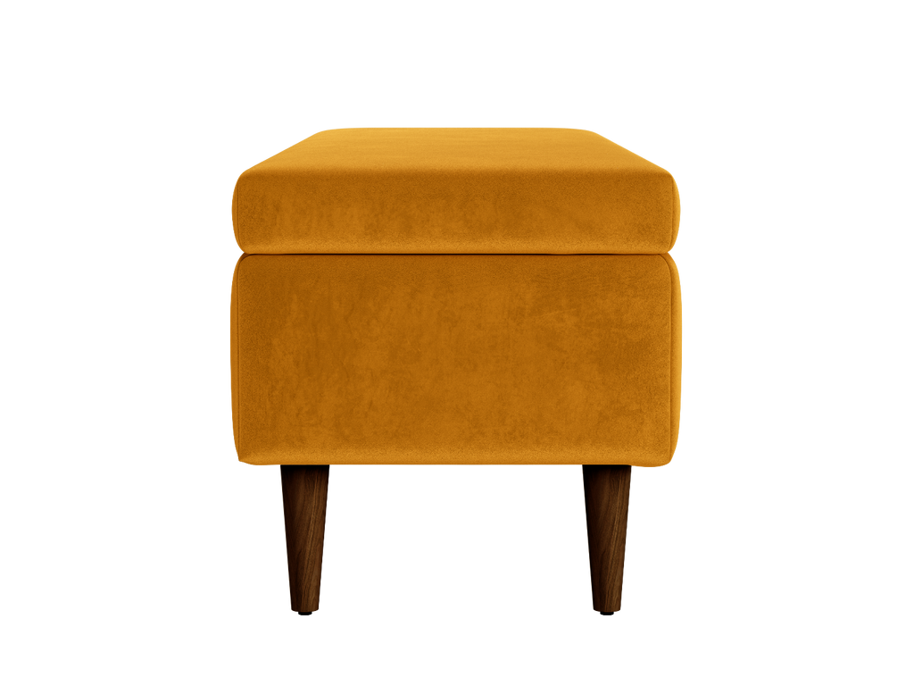The Essential Storage Bench in Recycled Velvet