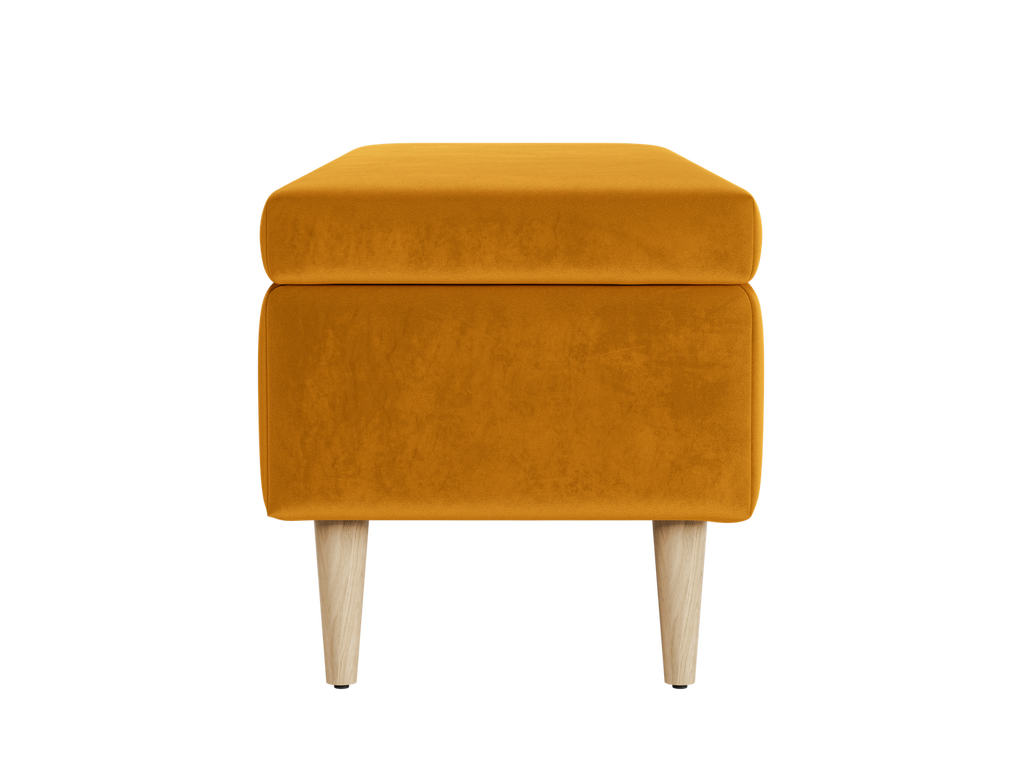 The Essential Storage Bench in Recycled Velvet
