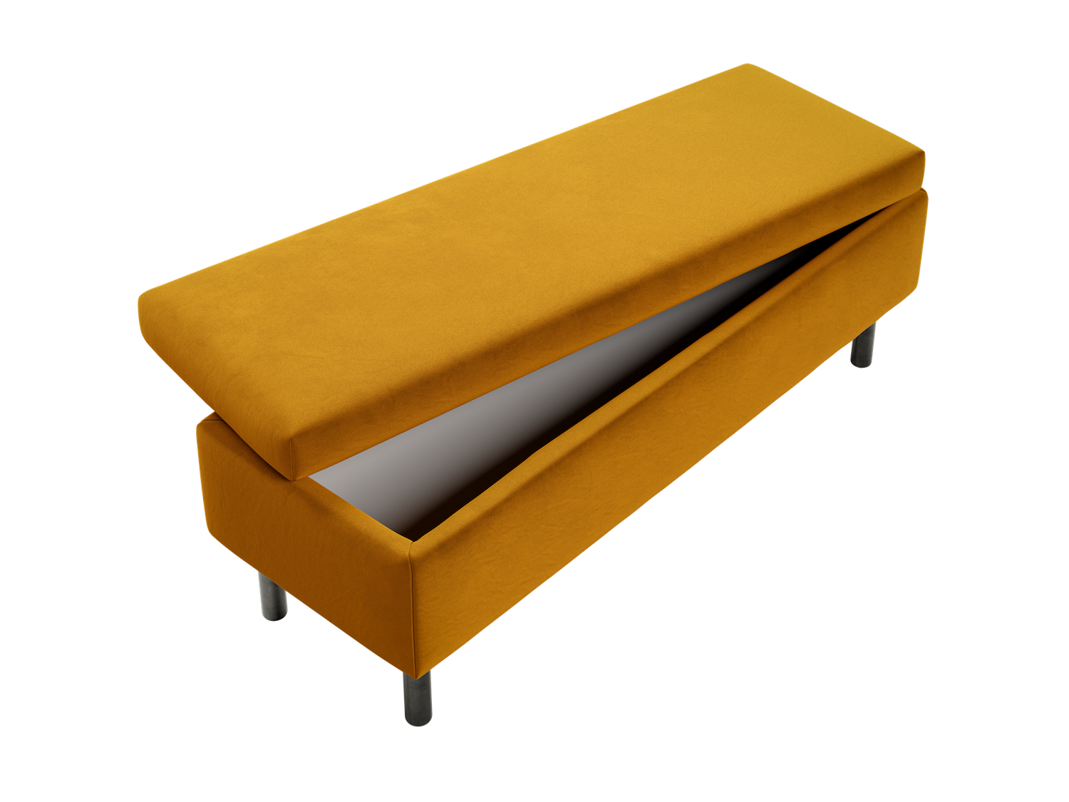 The Essential Storage Bench in Recycled Velvet