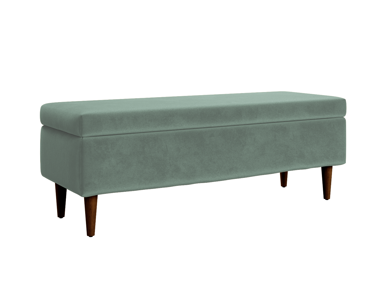 The Essential Storage Bench in Recycled Velvet