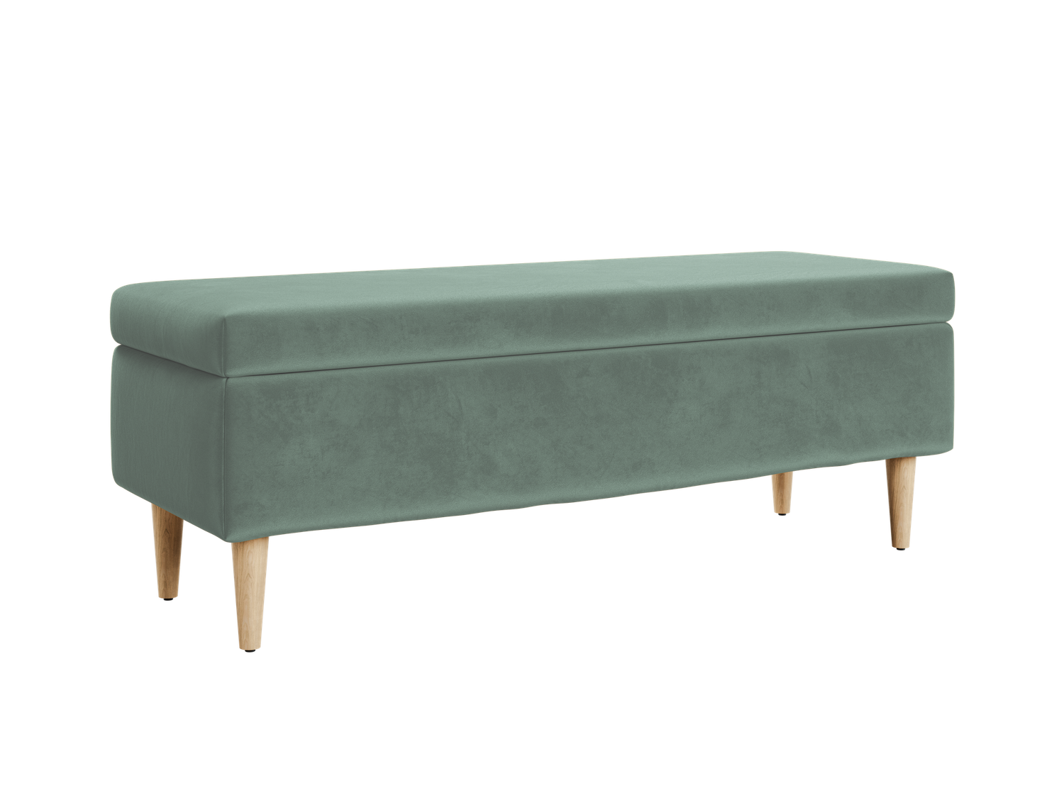 The Essential Storage Bench in Recycled Velvet