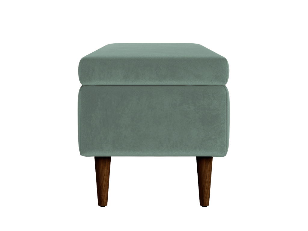 The Essential Storage Bench in Recycled Velvet