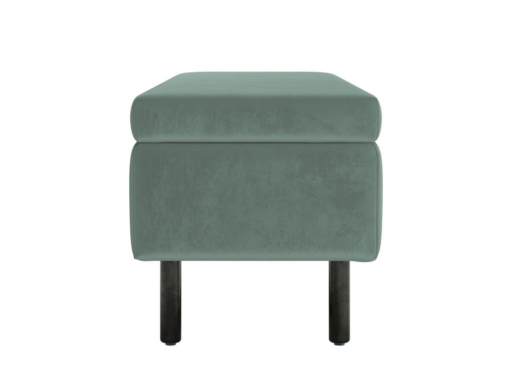 The Essential Storage Bench in Recycled Velvet