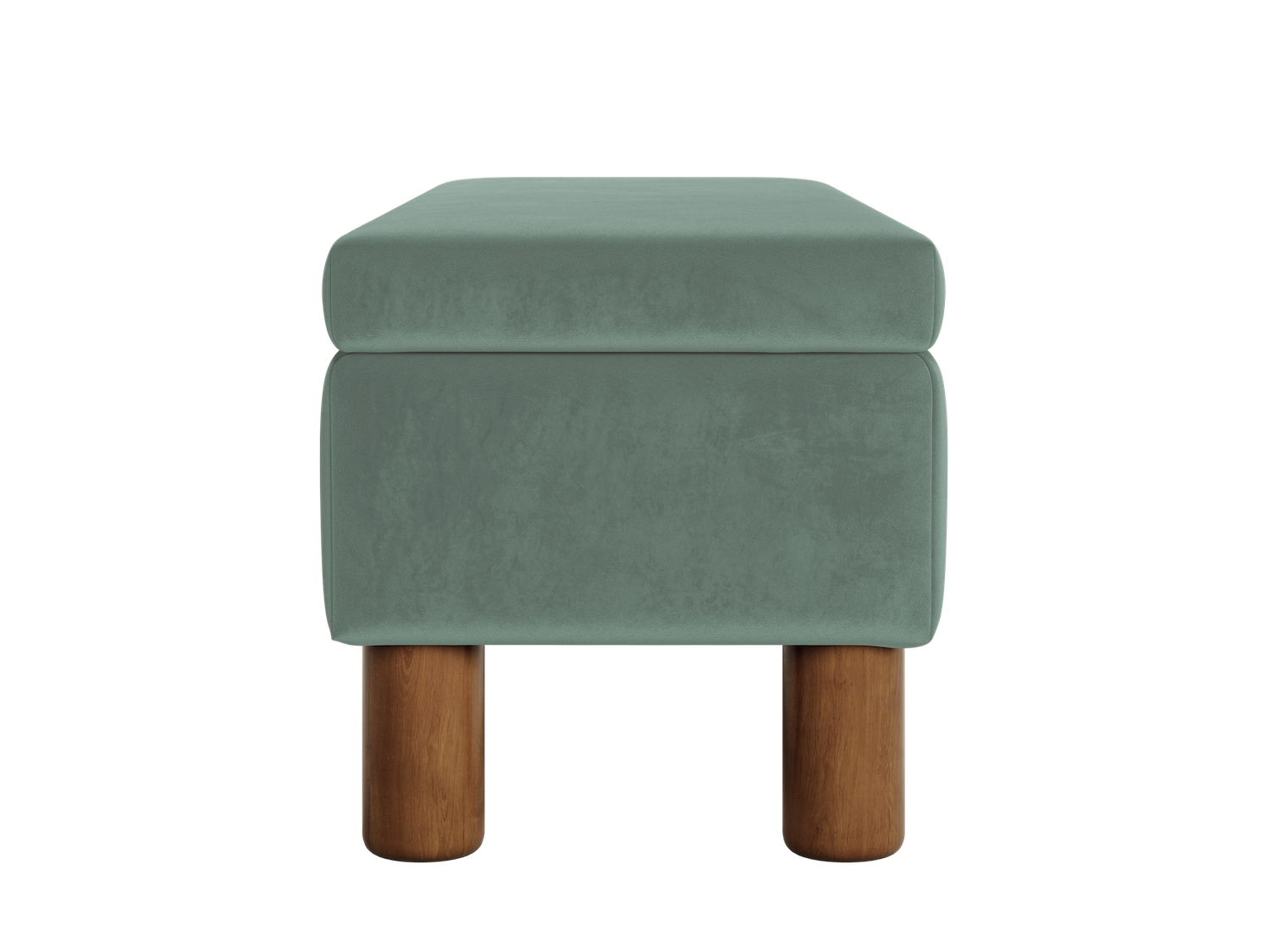 The Essential Storage Bench in Recycled Velvet
